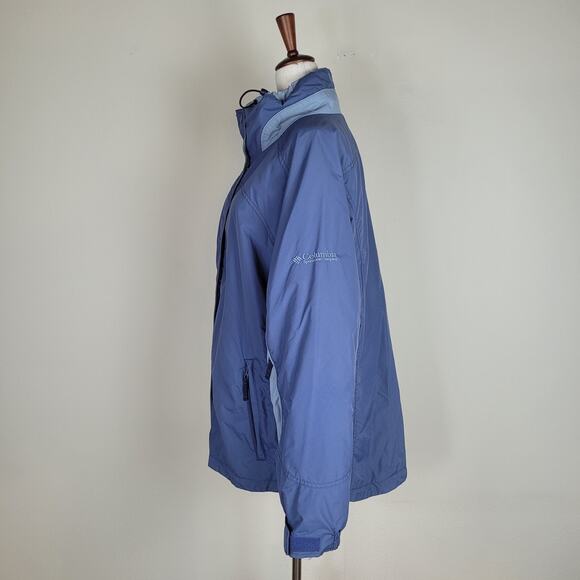 Vintage Columbia Bugaboo Jacket Womens Large Blue Interchange 3-in-1 Outdoor - Picture 7 of 13